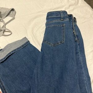 Straight leg mom jeans